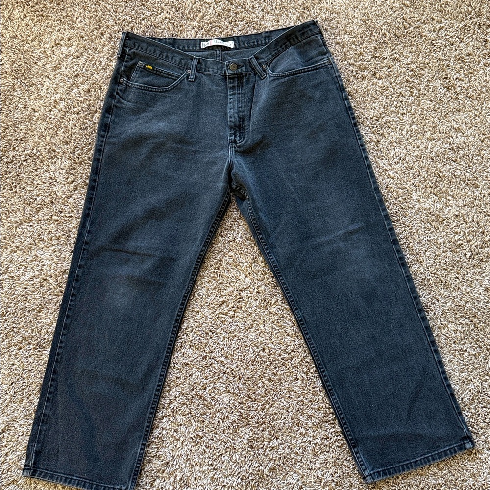 Lee Relaxed Fit Jeans Pants Women's Sz 40*30 Black